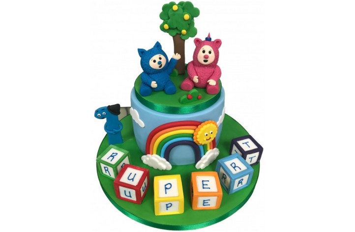 Baby TV Figures & Blocks Cake